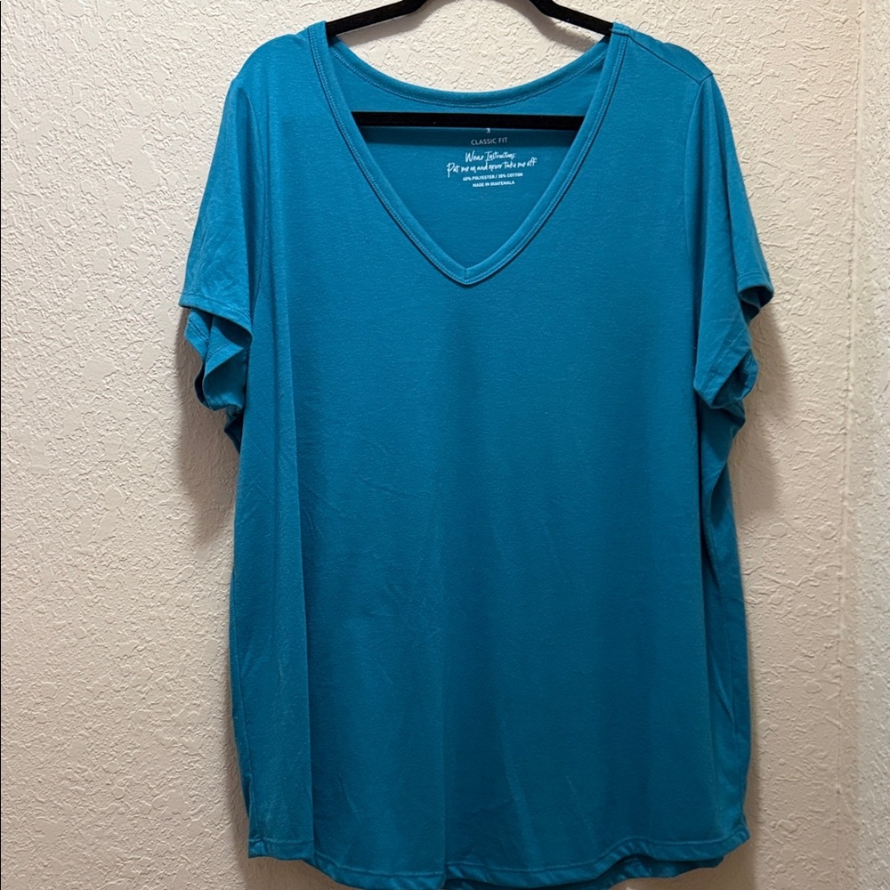 Great Condition, Torrid Blue Classic Fit Tee, Size 3